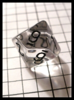 Dice : Dice - 10D - Chessex Clear with Black Numerals - Ebay june 2010